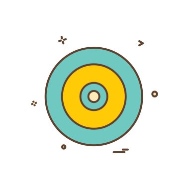 Disk simgesi tasarım vektörü