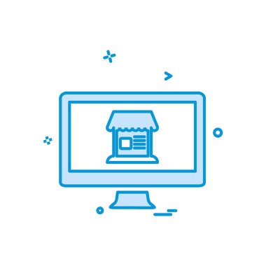 Bilgisayar simgesi tasarım vektörü