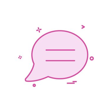 sohbet sms yorumları simge vektör tasarımı