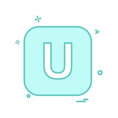 İngilizce alfabe simge tasarlamak vektör 