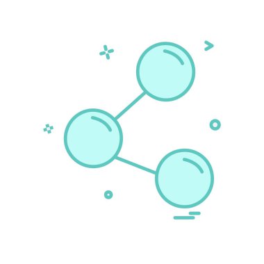 Simge tasarım vektörünü paylaş