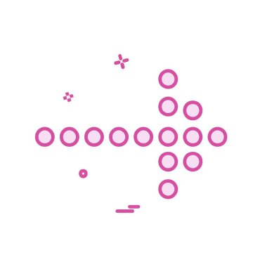 Sağ ok simge tasarlamak vektör