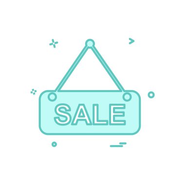 Satılık simge tasarlamak vektör