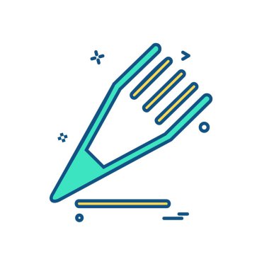 Kalem simge tasarlamak vektör