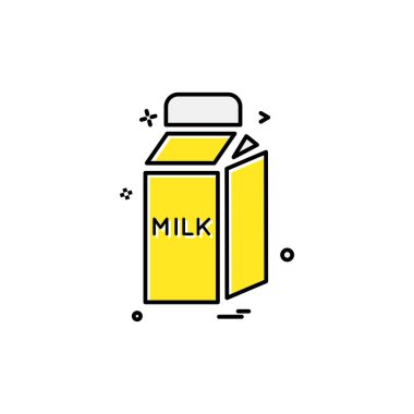 Gıda simgesi tasarım vektörü