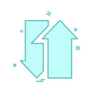 Ok simgesi tasarım vektörü