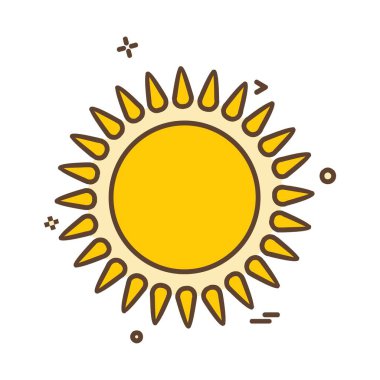 Hava simgesi tasarım vektörü