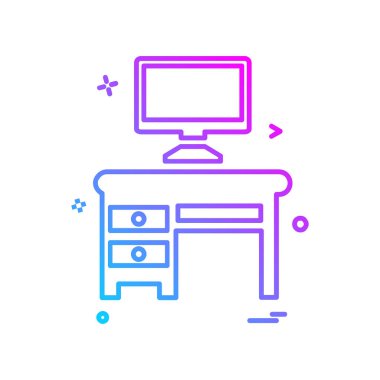 Çalışma simge tasarlamak vektör 