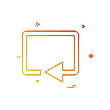 Beyaz arka plan üzerinde renkli medya simge vektör