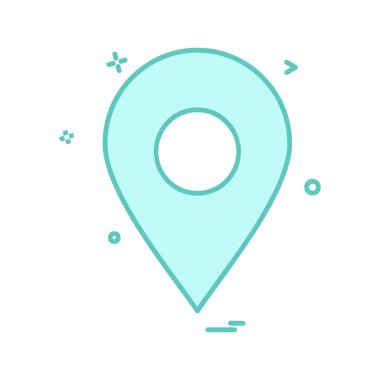 Navigasyon simgesi tasarım vektörü 