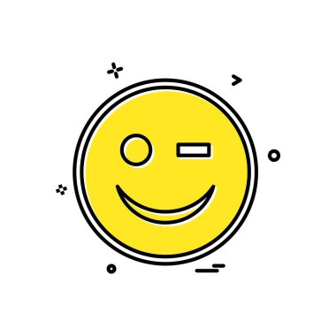 Gülen simge tasarlamak vektör