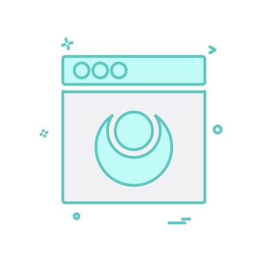 Web düzeni simge tasarım vektörü