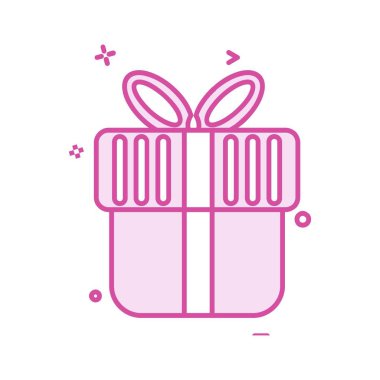 Doğum günü simgesi tasarım vektörü 