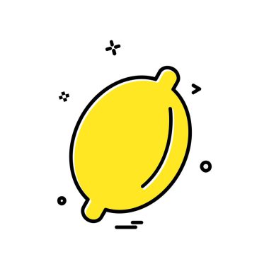 Meyve simgesi tasarım vektörü