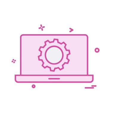 Dişli simge tasarlamak vektör