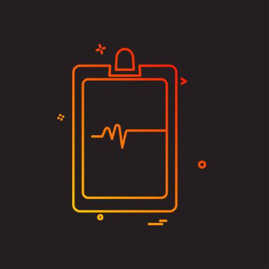 Pano simgesi tasarım, renkli vektör çizim