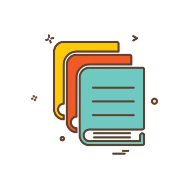 Eğitim simge tasarlamak vektör