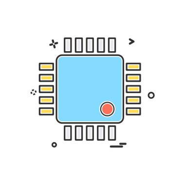 IC simge tasarlamak vektör