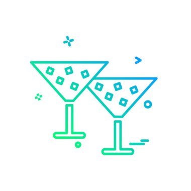 Gıda simgesi tasarım vektörü