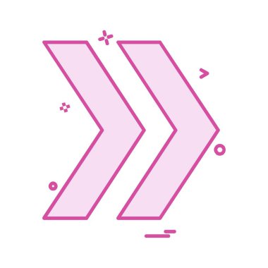 Ok simgesi tasarım vektörü