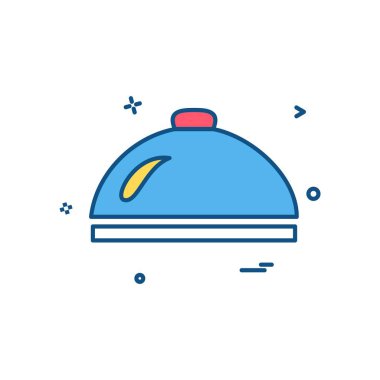 Tabak simgesi tasarım vektörü