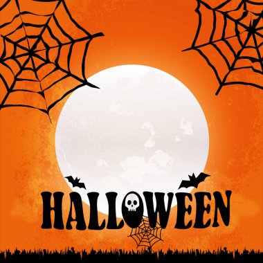 Açık renkli vektör ile mutlu Cadılar Bayramı 