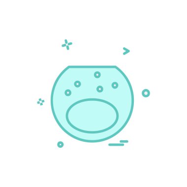 İçki simgesi tasarım, renkli vektör çizim 