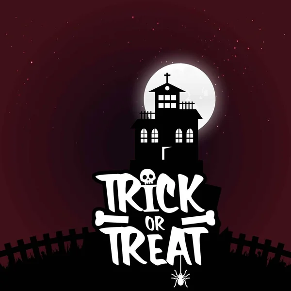 Colorida Ilustración Vectorial Fondo Tarjeta Vacaciones Halloween — Vector de stock