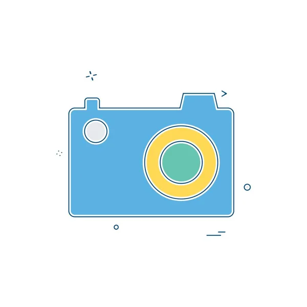 Cam Pic Picture Photo Icon Vector Design — стоковый вектор