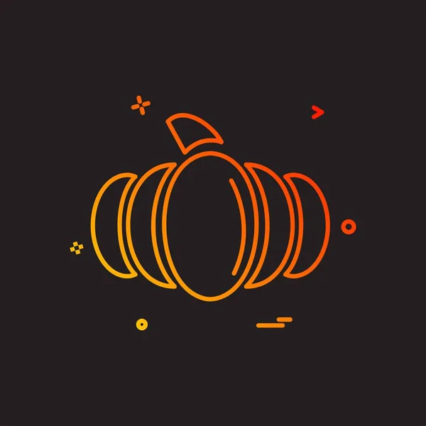 Halloween Icon Design Vector — Stock Vector