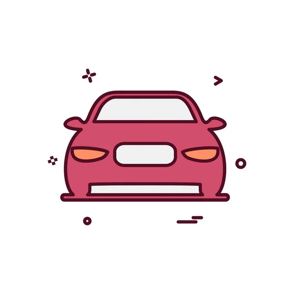 Diseño Iconos Transporte Ilustración Vectorial — Vector de stock