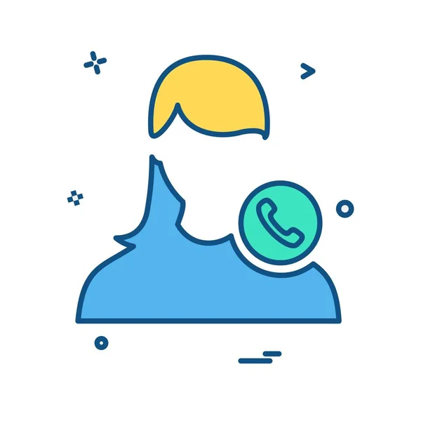 Weibliche Icon Design Vektor Illustration — Stockvektor