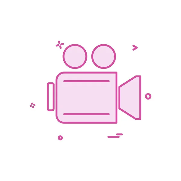 Camera Icon Design Vector — Stock Vector