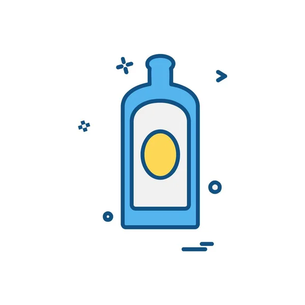 Drink Pictogram Ontwerp Kleurrijke Vectorillustratie — Stockvector