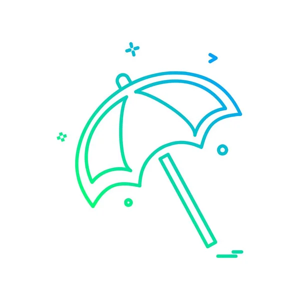 Swimming Icon Design Vector — Stock Vector