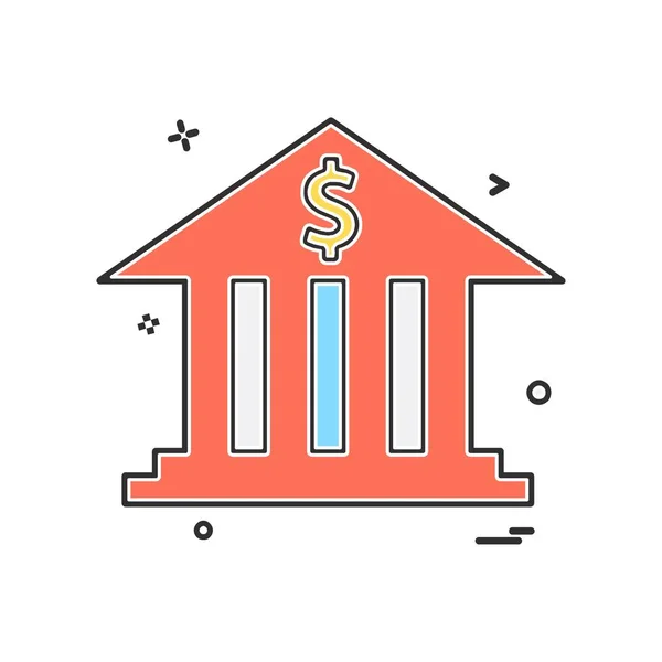 Dólar Icono Diseño Vector Ilustración — Vector de stock