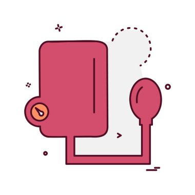 Tansiyon simgesi tasarım vektörü