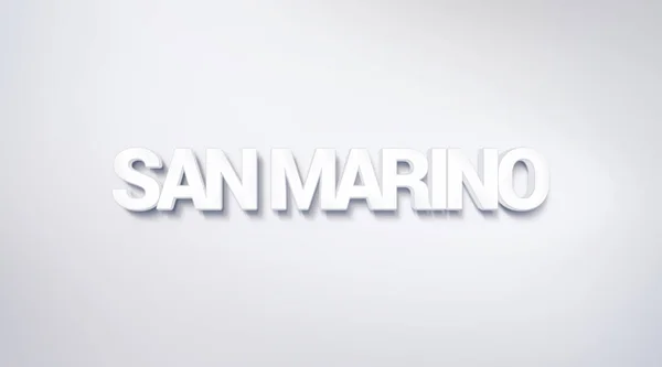 San Marino Diseño Texto Caligrafía Cartel Tipografía Utilizable Como Fondo — Foto de Stock