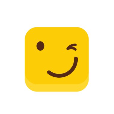 Gülümseme emoji simge vektör