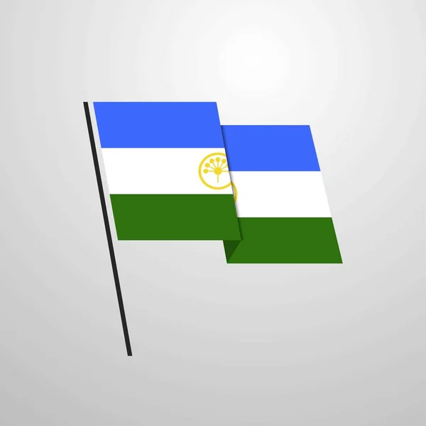 Εικονογράφηση Διάνυσμα Εικονίδιο Σημαίας Μπασκορτοστάν — Διανυσματικό Αρχείο