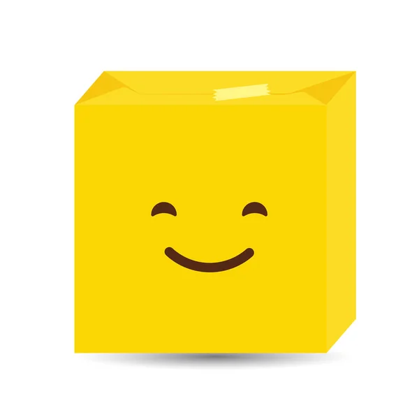 Χαμογελώντας Emoji Εικονίδιο Σχεδιασμός Πολύχρωμο Διανυσματικά Εικονογράφηση — Διανυσματικό Αρχείο