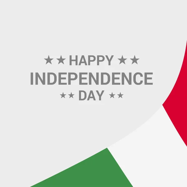 Векторная Иллюстрация Дню Независимости Италии — стоковый вектор
