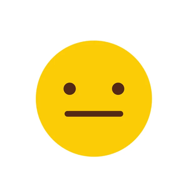 Triest Emoji Pictogram Ontwerp Kleurrijke Vectorillustratie — Stockvector