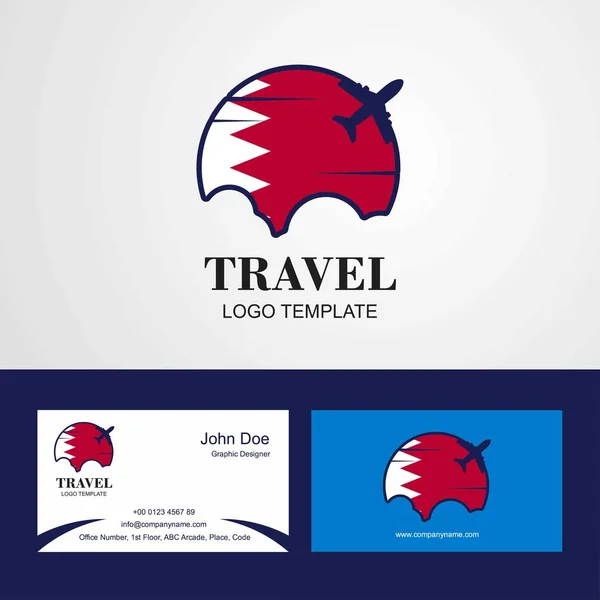 Λογότυπο Και Σχεδιασμός Επισκεπτηρίου Σημαίας Μπαχρέιν — Διανυσματικό Αρχείο