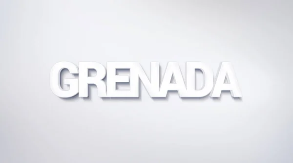 Grenada Tekstontwerp Kalligrafie Typografie Poster Bruikbaar Als Wallpaper Achtergrond — Stockfoto