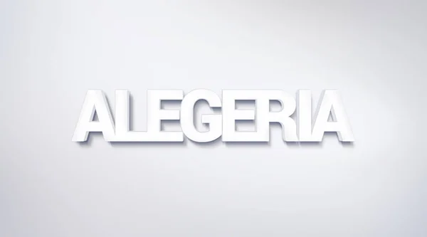 Alegeria Conception Texte Calligraphie Affiche Typographie Utilisable Comme Fond Écran — Photo
