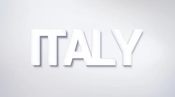 Itálie Text Návrhu Kaligrafie Typografii Plakát Použitelné Jako Tapeta Pozadí — Stock fotografie