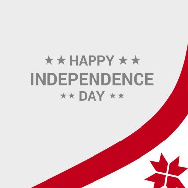 Mordovya bağımsızlık günü tipografi tasarlamak vektör