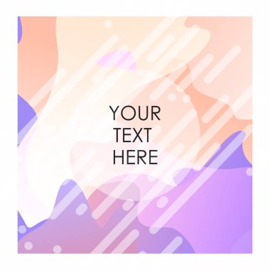 Tipografi vektör ile renkli arka plan