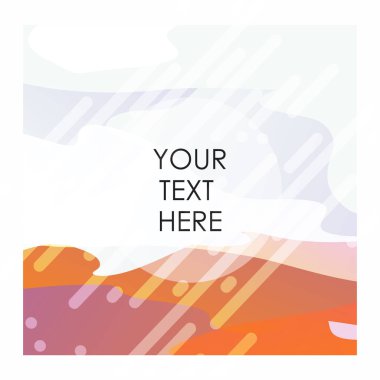 Tipografi vektör ile renkli arka plan